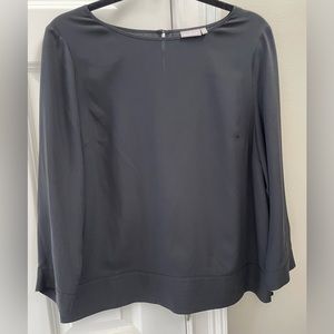 Ellie Kai sil blouse black, size 10